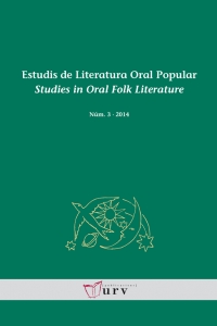 Nou número de la revista Estudis de Literatura Oral i Popular